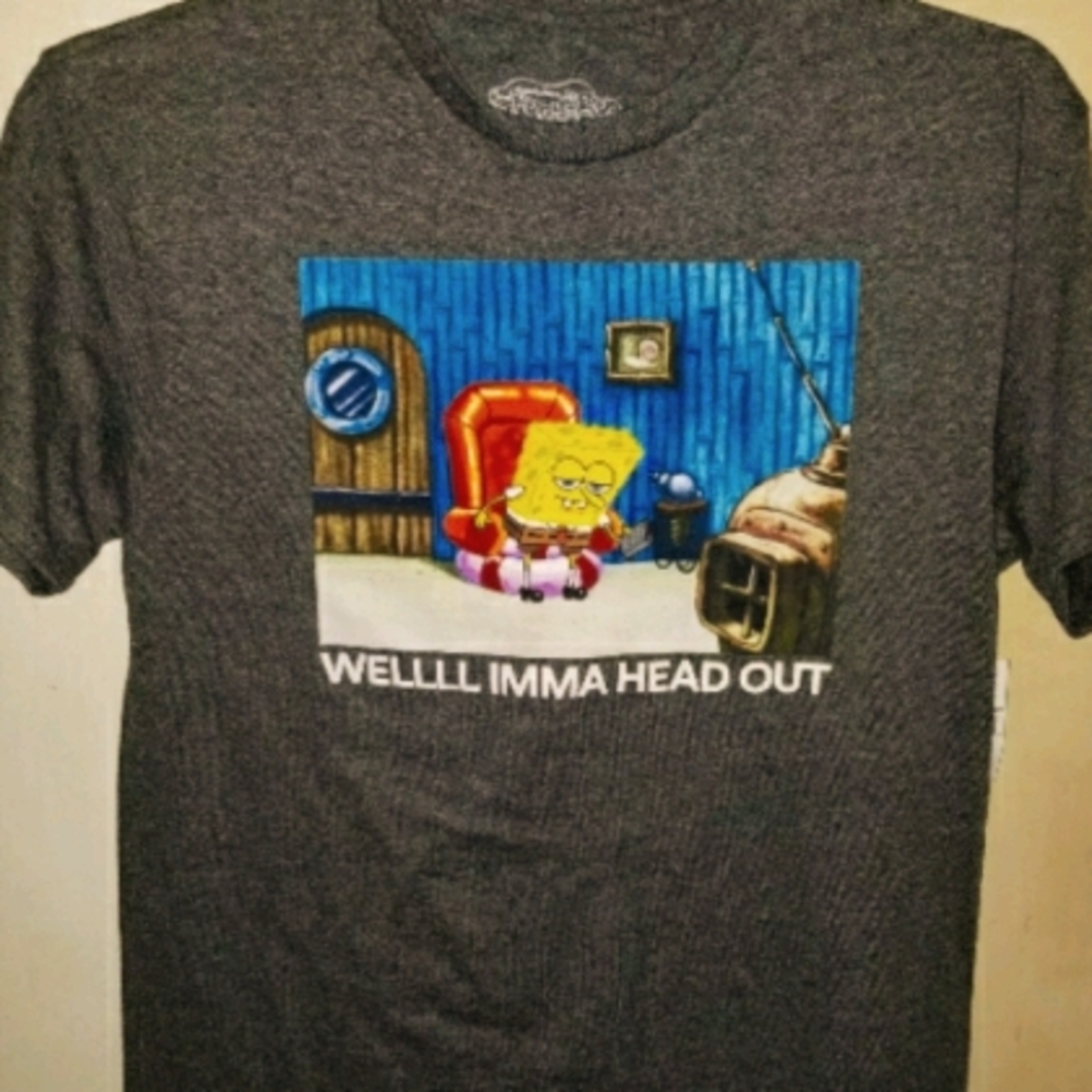 SpongeBob Square Pants Official Men's T-shirt